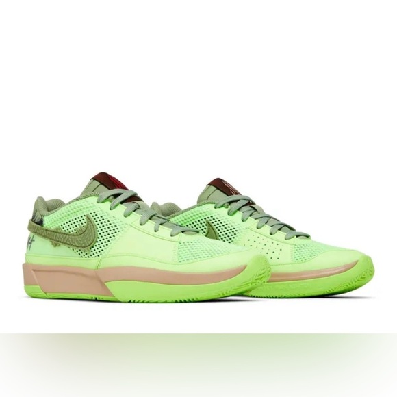 Nike Other - Nike Ja 1 NRG EP Halloween Zombie Basketball Sneakers Neon Green Kids Boys 4.5